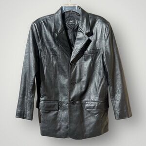 Vintage Jones New York black leather jacket